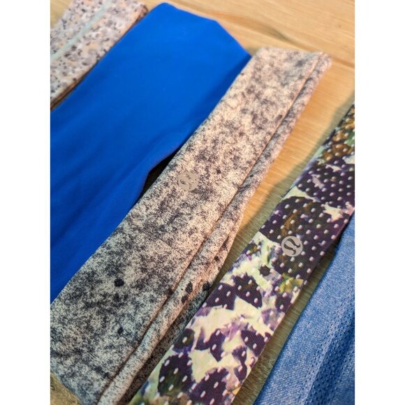 LULULEMON Bundle of 5 Headband Fringe Fighter, Bang Buster, Cardio Cross Trainer - Picture 2 of 4